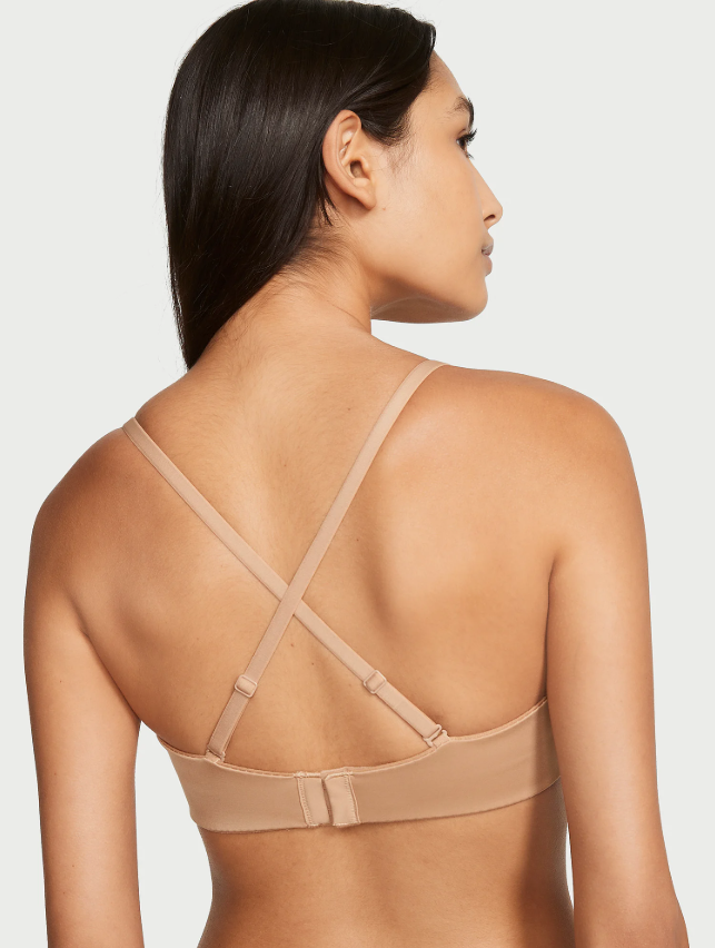 DUMMY - Brasier Victoria Secret strapples  liso con forro ligero crema 38D